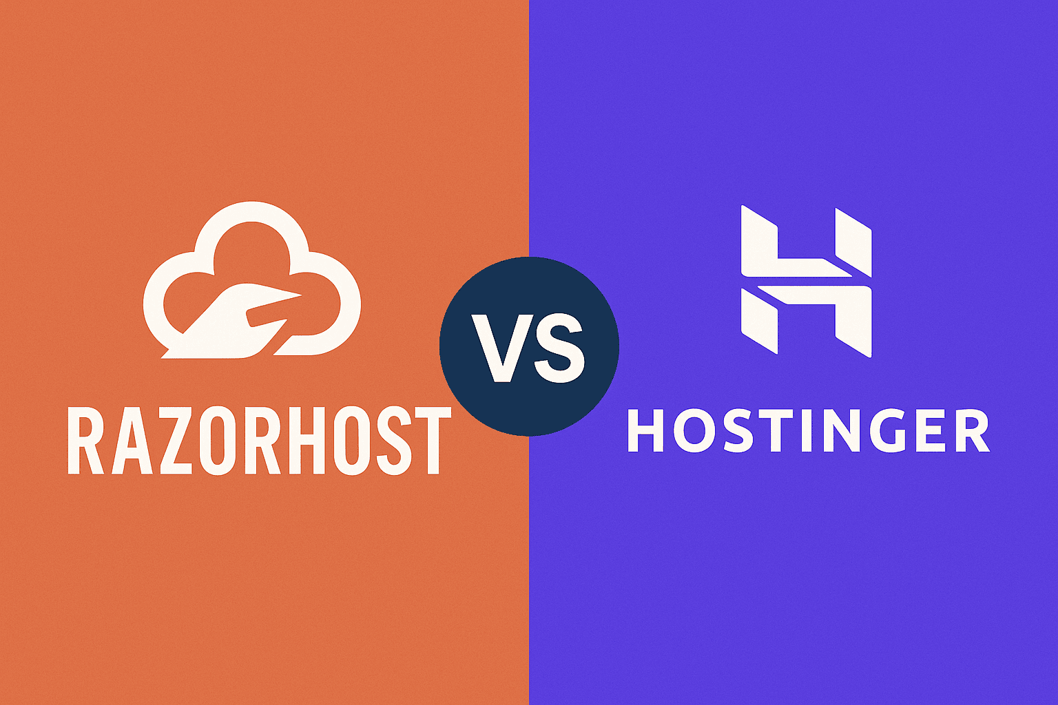 Razorhost vs Hostinger speed comparison for India with low latency NVMe hosting